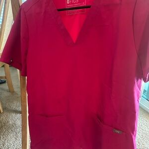 Figs Hot Pink Technical Collection Top